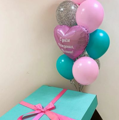 Лот: 17176744. Фото: 1. Сет Tiffany&Pink. Шары. Фонтан... Воздушные шары