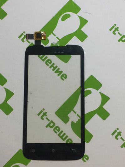 Лот: 11062783. Фото: 1. Тачскрин Lenovo A369i черный. Дисплеи, дисплейные модули, тачскрины