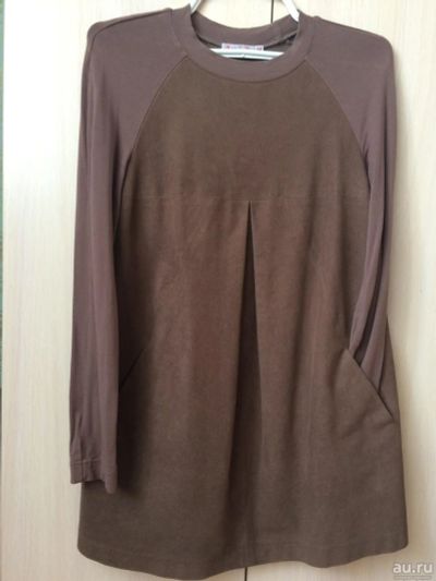 Лот: 10366589. Фото: 1. Туника замша/трикотаж 42-44 размер. Кофты, туники