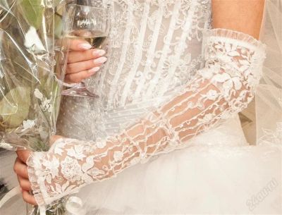 Лот: 2880971. Фото: 1. Перчатки свадебные. Другое (свадебная мода)
