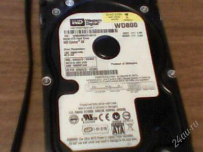 Лот: 1390184. Фото: 1. Винт WD800 80GB. Жёсткие диски (HDD)