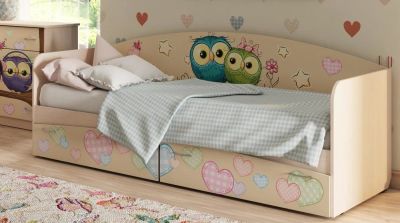 Лот: 9692392. Фото: 1. Кровать для детской Кр-1 (УФ... Детские кровати и кроватки