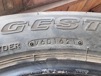 Лот: 18928785. Фото: 1. Bridgestone dueler n/t 215/60... Шины