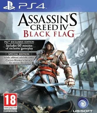 Лот: 4948357. Фото: 1. Assassins creed 4 Черный флаг... Игры для консолей
