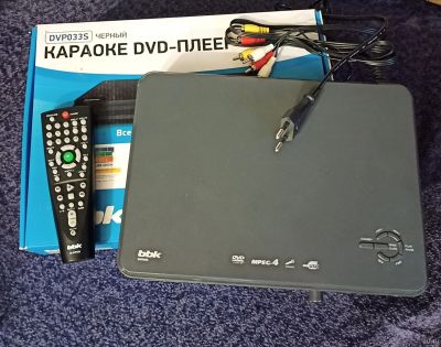 Лот: 16470041. Фото: 1. Караоке DVD-плеер BBK DVP033S. DVD, Blu-Ray плееры