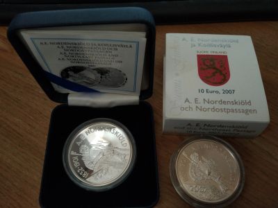 Лот: 17785979. Фото: 1. Финляндия 10 евро 2007 Северный... Европа