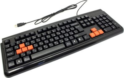 Лот: 11353440. Фото: 1. Клавиатура проводная A4Tech X7-G300... Клавиатуры и мыши