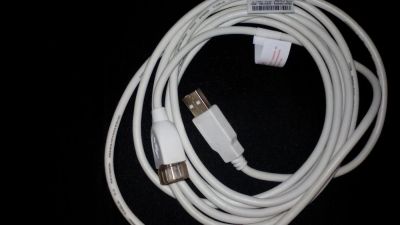 Лот: 7002711. Фото: 1. Удлинитель usb 3м. USB хабы