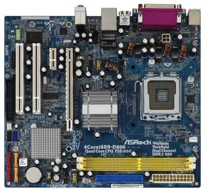 Лот: 2116871. Фото: 1. продам мать Ascrock 775 4core1600-d800. Материнские платы