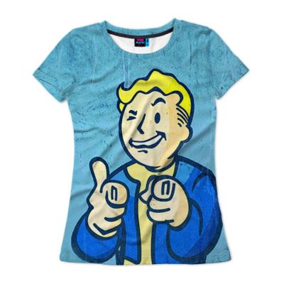 Лот: 10659105. Фото: 1. Женская футболка 3D "Fallout... Футболки, топы и майки