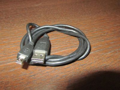 Лот: 4336434. Фото: 1. Дата-кабель USB mini USB. Дата-кабели, переходники