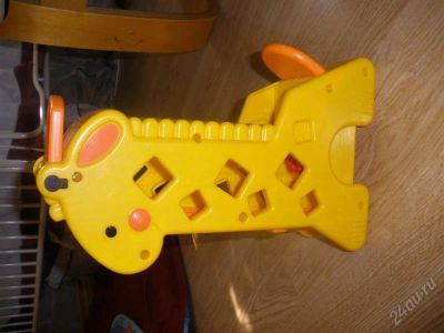 Лот: 2146828. Фото: 1. жираф с кубиками "fisher price... Развивающие