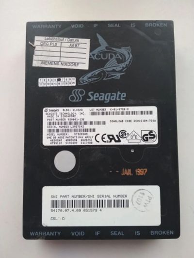 Лот: 19811088. Фото: 1. Жесткий диск Seagate ST32550N. Жёсткие диски (HDD)