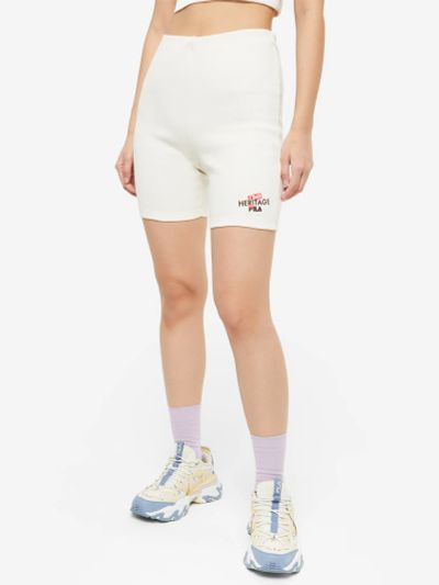 Лот: 22420444. Фото: 1. Велосипедки женские FILA, Бежевый. Другое (спортивная одежда)