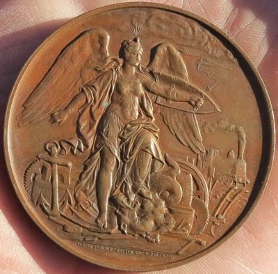 Лот: 15168672. Фото: 1. настольная памятная медаль Всенемецкая... Памятные медали