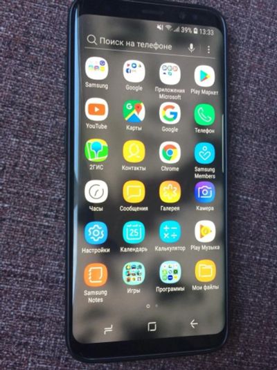 Лот: 11769610. Фото: 1. Samsung s8 Треснуто заднее стекло. Смартфоны