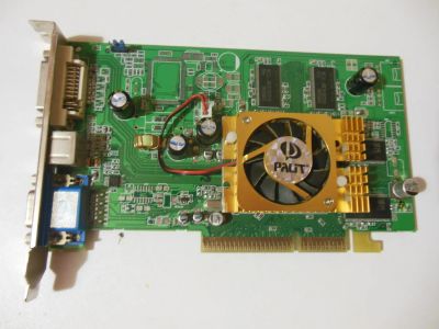 Лот: 6737846. Фото: 1. Видеокарта Radeon 9600 128Mb AGP. Видеокарты
