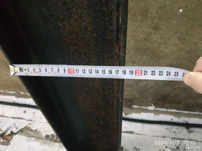 Лот: 16920205. Фото: 1. Балка двутавр 18 б/у 2,8м. Металлопрокат