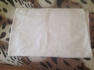 Лот: 12005600. Фото: 1. простынь белая. Постельное бельё