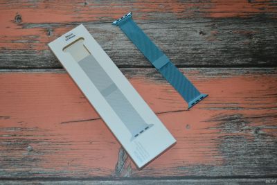 Лот: 15828358. Фото: 1. Ремешок для Apple Watch "Миланская... Смарт-часы, фитнес-браслеты, аксессуары