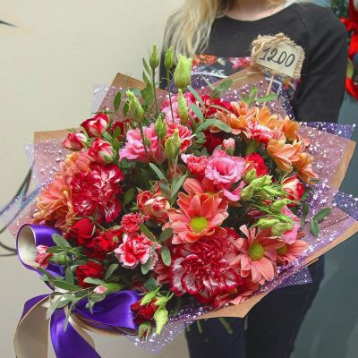 Лот: 7492746. Фото: 1. Сборный букет. Цветы на Щорса... Свежие цветы