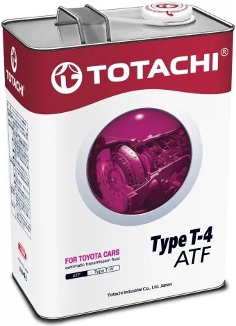 Лот: 8635335. Фото: 1. Totachi ATF Type T-4, 4L. Масла, жидкости