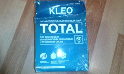 Лот: 4896897. Фото: 1. клей обойный kleo total (цена... Клеи, герметики, пена монтажная, клейкие ленты