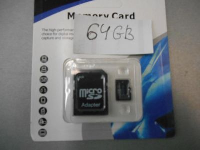 Лот: 3993751. Фото: 1. карта памяти memory card 64 gb. Карты памяти