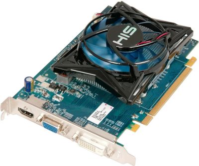 Лот: 7137225. Фото: 1. his 6570 1gb ddr3. Видеокарты