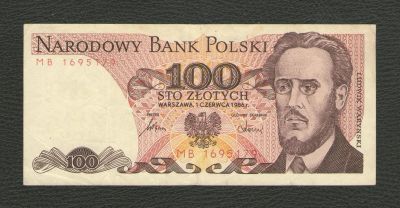 Лот: 16768134. Фото: 1. 100 злотых 1986 года. Польша... Европа