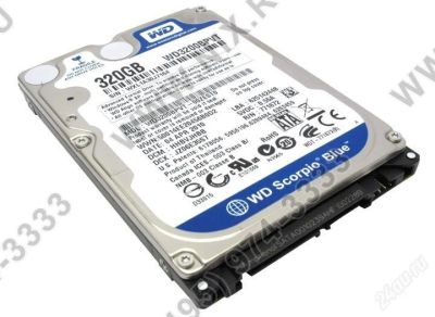 Лот: 2848010. Фото: 1. Жесткий диск WD 320GB 2,5" модель... Жёсткие диски (HDD)