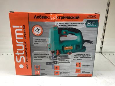 Лот: 16275225. Фото: 1. Лобзик электрический Sturm JS4086Q. Электроинструмент