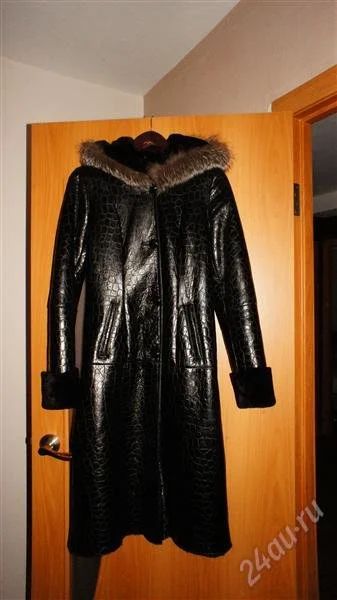 Лот: 2173692. Фото: 1. Дубленка р.42-44, очень теплый... Верхняя одежда