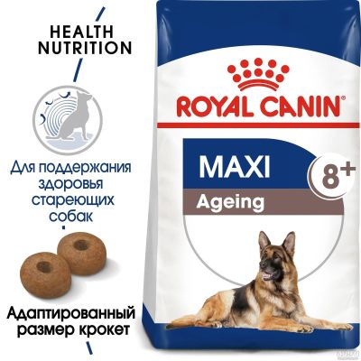 Лот: 17664954. Фото: 1. Royal Canin Maxi Ageing 8+ (Роял... Корма
