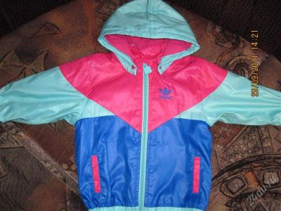 Лот: 1226642. Фото: 1. Ветровка ADIDAS 74 Р. Верхняя одежда
