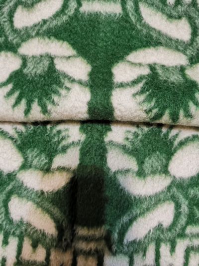 Лот: 18931050. Фото: 1. Одеяло шерстяное зелёное. Одеяла, подушки