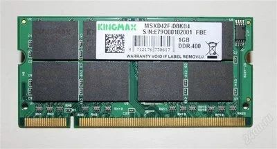 Лот: 2144134. Фото: 1. Оперативная память 1 Gb DDR1-400... Оперативная память