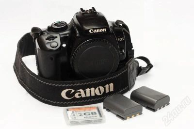 Лот: 189119. Фото: 1. Canon EOS 400D + 2Гб + аккум... Цифровые зеркальные