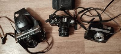 Лот: 21041563. Фото: 1. Фотоаппараты одним лотом. Другое (фото, видеокамеры, оптика)