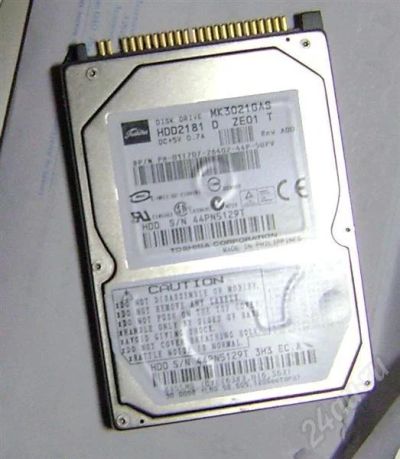 Лот: 698400. Фото: 1. 2.5 IDE HDD винчестер для ноутбука... Жёсткие диски (HDD)