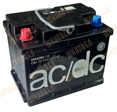 Лот: 6589749. Фото: 1. Аккумулятор AC/DC 55.1 6СТ-55АЗ... Аккумуляторы