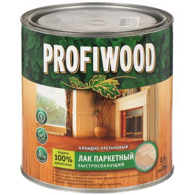Лот: 24076979. Фото: 1. Лак Profiwood, паркетный, глянцевый... Краски, лаки, растворитель