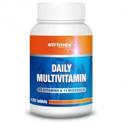 Лот: 10869062. Фото: 1. Daily Multivitamin 120 таб. Strimex... Спортивное питание, витамины