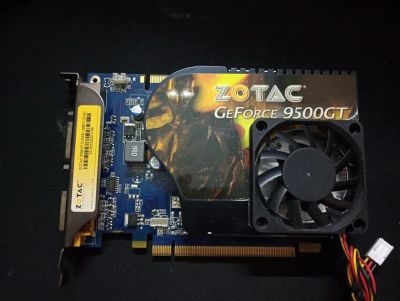 Лот: 11701793. Фото: 1. Zotac GeForce 9500GT 512MB. Видеокарты