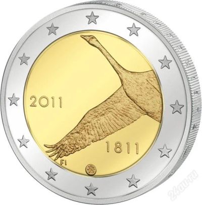 Лот: 2874776. Фото: 1. Финляндия. 2 евро. 2011 год. 200... Европа