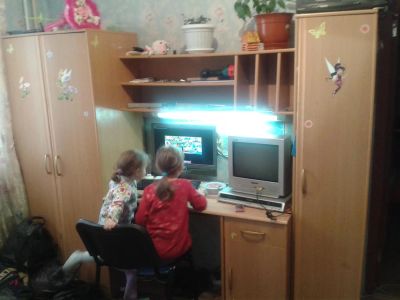 Лот: 4853165. Фото: 1. Стол + шкафы комплект. Столики, стулья, парты