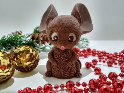 Лот: 15092662. Фото: 1. Шоколадная Мышка - Ушастик. Подарки на Новый год