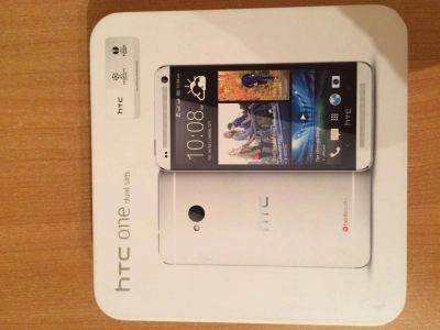 Лот: 4993052. Фото: 1. HTS one Dual sim silver новый... Смартфоны