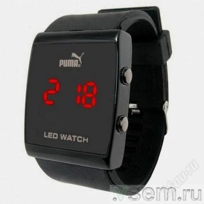 Лот: 2506584. Фото: 1. Puma led watch часы. Оригинальные наручные часы