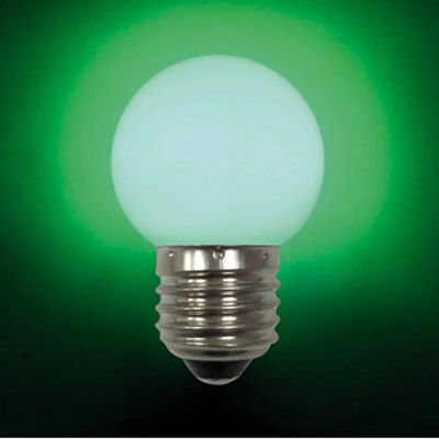Лот: 10607953. Фото: 1. Лампа светодиодная E27 LB-45-Green. Гирлянды, шарики, новогодние аксессуары